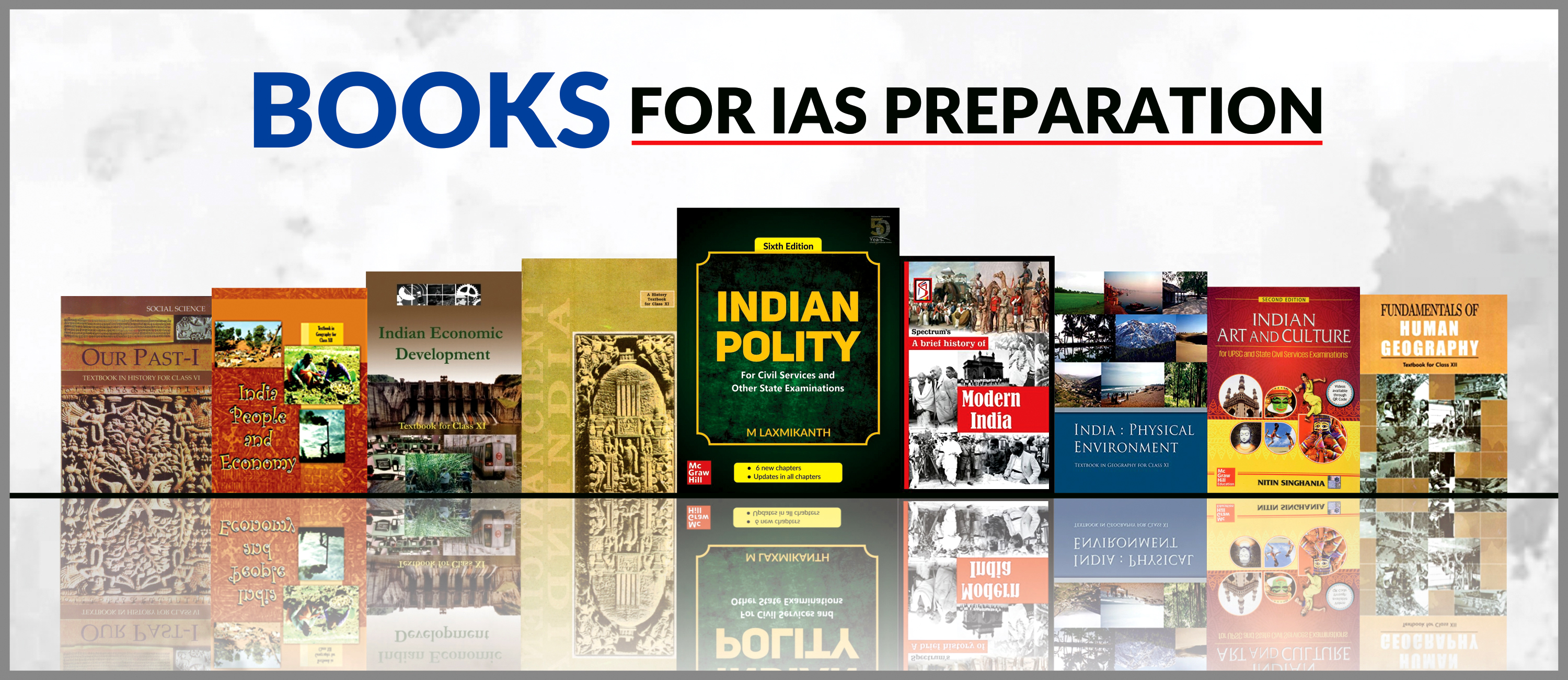 BEST BOOKS FOR IAS PREPARATION