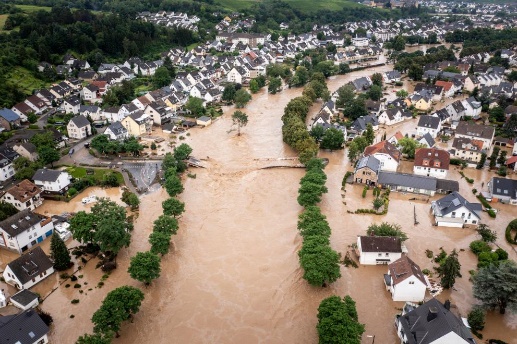 Rise in Flooding in European Countries 
