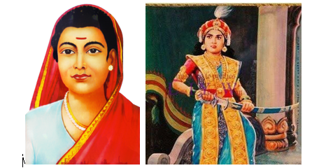 SAVITRIBAI PHULE AND RANI VELU NACHIYAR