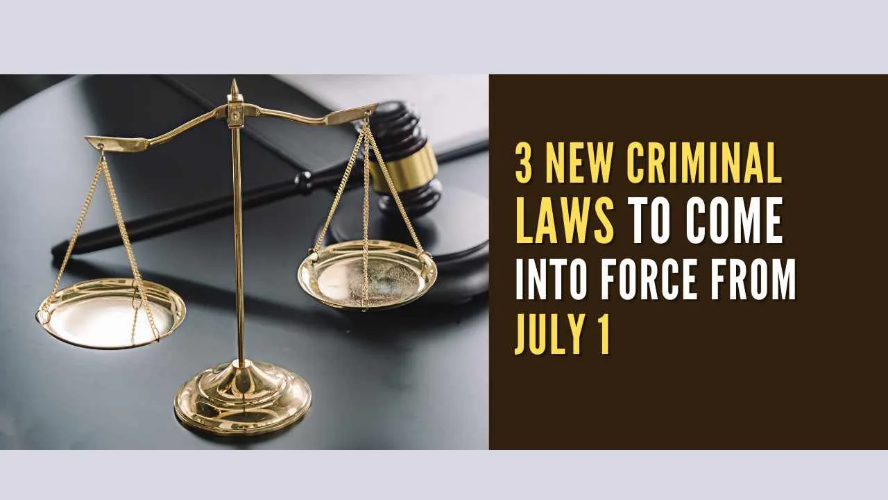 Special: Three criminal laws to be effective from July 1