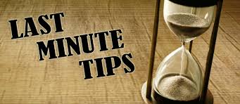 LAST MINUTE TIPS FOR UPSC CSE 2020 MAINS