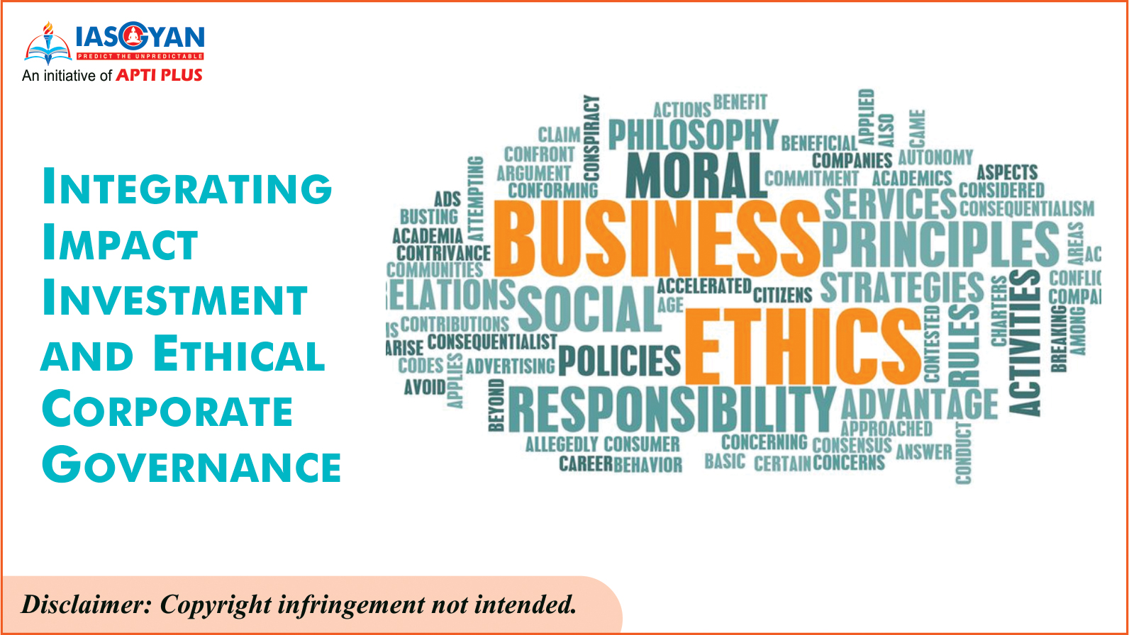 INTEGRATING IMPACT INVESTMENT AND ETHICAL CORPORATE GOVERNANCE