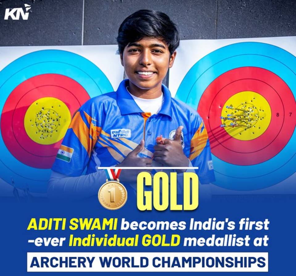 India's firstever Gold Medal at World Archery Championship UPSC