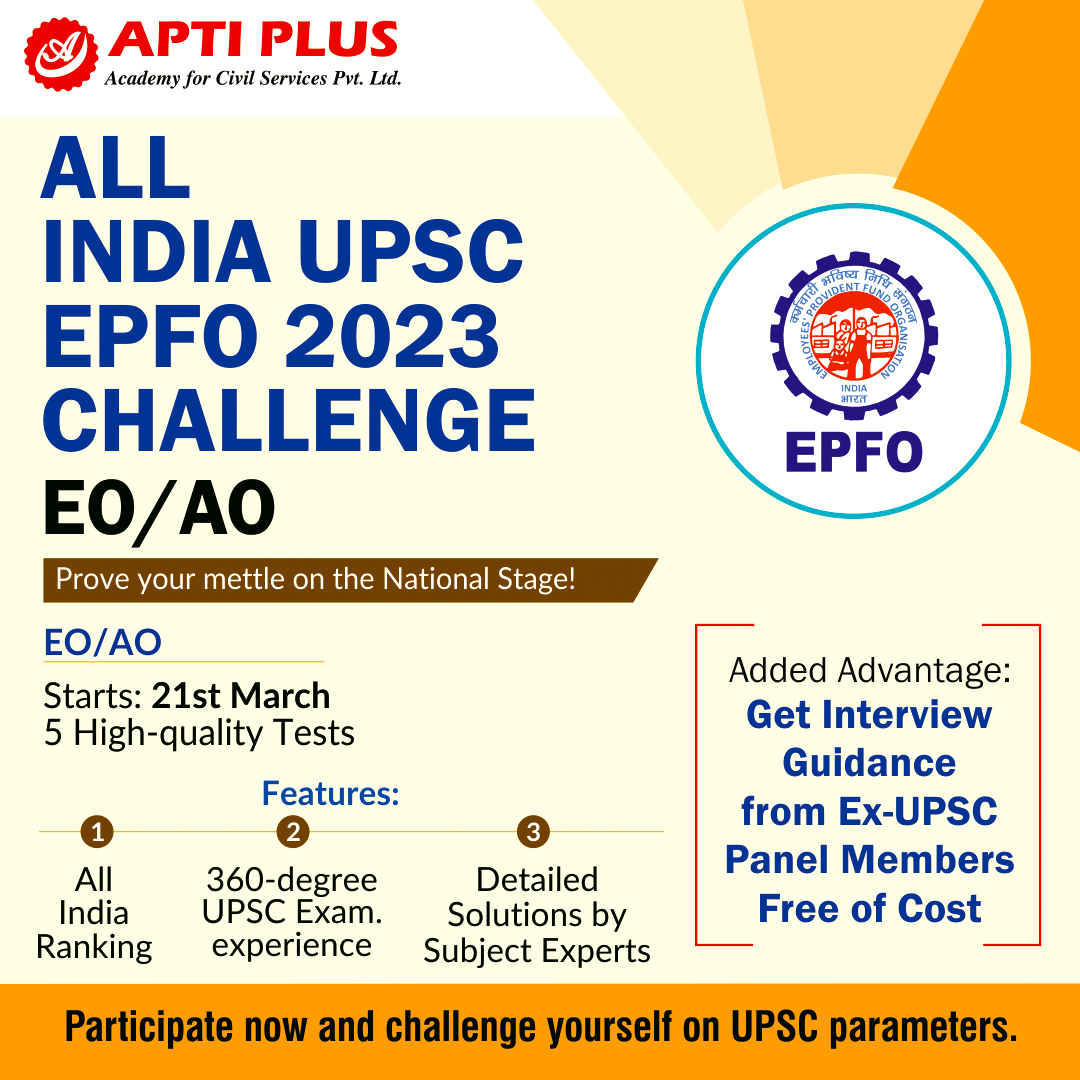 All India UPSC EPFO EO/AO 2023 Mock Test