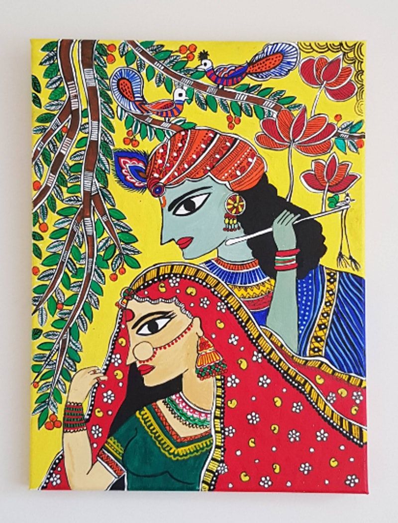 Madhubani Painting UPSC, Madhubani Painting, Madhbani art, Types of paintings upsc