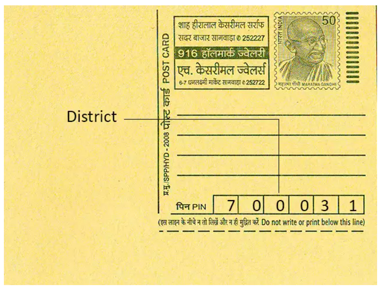 Postal Identification Number (PIN) IAS GYAN